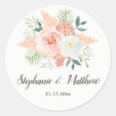Search for pink watercolor wedding stickers Flowers