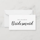Search for bridesmaid proposal Stylish trendy typography