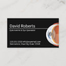 Search for vision business cards Optometrist
