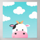 Search for cow nursery art Blue