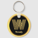 Search for monogram w key rings Letter