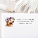 Search for goldendoodle return address labels Watercolor