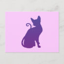 Search for kitty silhouette postcards Kitten