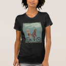 Search for bicycle womens tshirts Dogs on bicycles