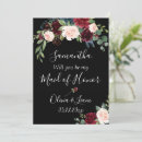 Search for rustic burgundy invitations Floral