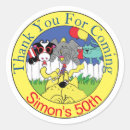 Search for funny animals stickers Birthday party