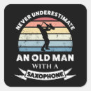 Search for funny saxophone stickers Jazz