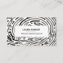 Search for private detective business cards Law