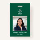 Search for security pass id badges Green