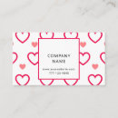 Search for valentines day paper business cards Heart