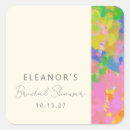 Search for colourful abstract stickers Bridal shower
