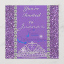 Search for rhinestone invitations Purple