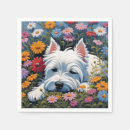 Search for westie napkins Flowers