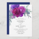 Search for navy and plum wedding invitations Couple