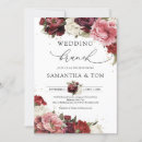 Search for blush and burgundy wedding invitations Flowers