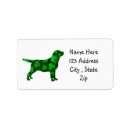 Search for cute st patricks day return address labels Four leaf clover
