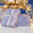 Search for purple snowflake wrapping paper Xmas