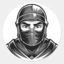 Search for black ninja stickers Samurai