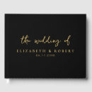 Search for black guest books Elegant
