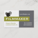 Search for filmmaker business cards Camera