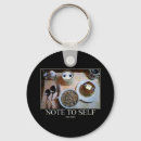Search for insanity key rings Humour