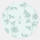 Search for rustic monogram stickers Teal