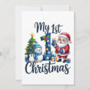 Search for my first christmas cards Santa
