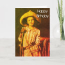 Search for vintage cowgirl birthday cards Western