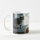 Search for cat in a window mugs Cute