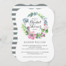 Search for floral bridal shower invitations Boho