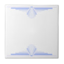 Search for blue art deco tiles Vintage