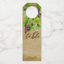 Search for wedding table numbers bottle tags Wine bottle hanger