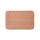 Search for blue and orange bath mats Floral
