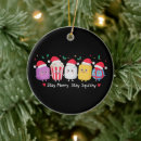 Search for marshmallow christmas tree decorations Santa