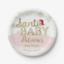 Search for santa baby plates Red santa's sleigh
