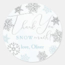 Search for snowflake birthday stickers Silver glitter