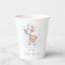 Search for teddy bear paper cups Boy baby shower