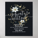 Search for open bar reception party drink menus Newly weds