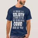 Search for david goliath tshirts Religious