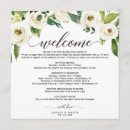 Search for welcome bag note weddings Itinerary
