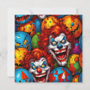 Search for creepy clown cards Horror