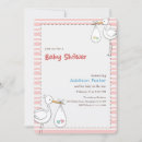 Search for stork baby shower invitations Classic