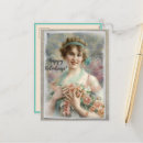 Search for victorian woman christmas cards Vintage