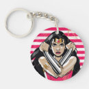 Search for characters rounded key rings Wonder woman