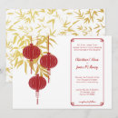 Search for chinese lanterns wedding invitations Red and white