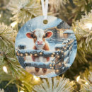 Search for cute cow christmas tree decorations Festive