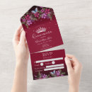 Search for all in one quinceanera invitations Floral