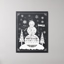 Search for vintage snowman canvas prints Snowflakes