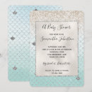 Search for mint and silver baby shower invitations For her
