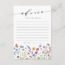 Search for bridal shower advice cards Floral